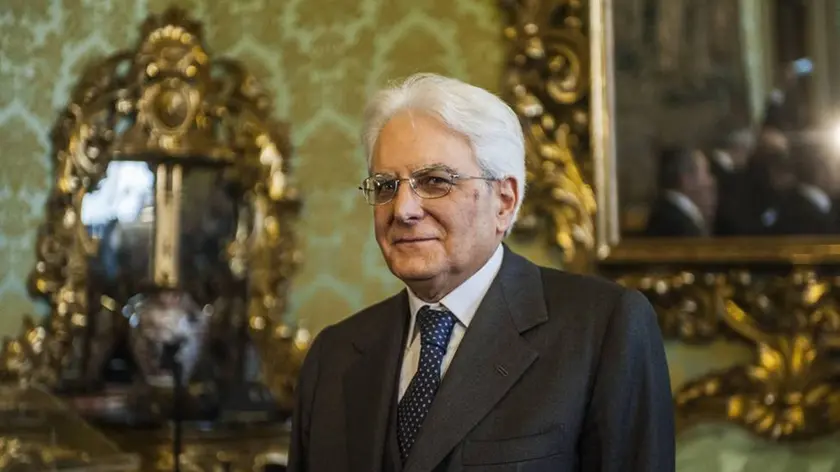 31/01/2015 Roma, Palazzo della Consulta, cerimonia di nomina del nuovo presidente della Repubblica Sergio Mattarella