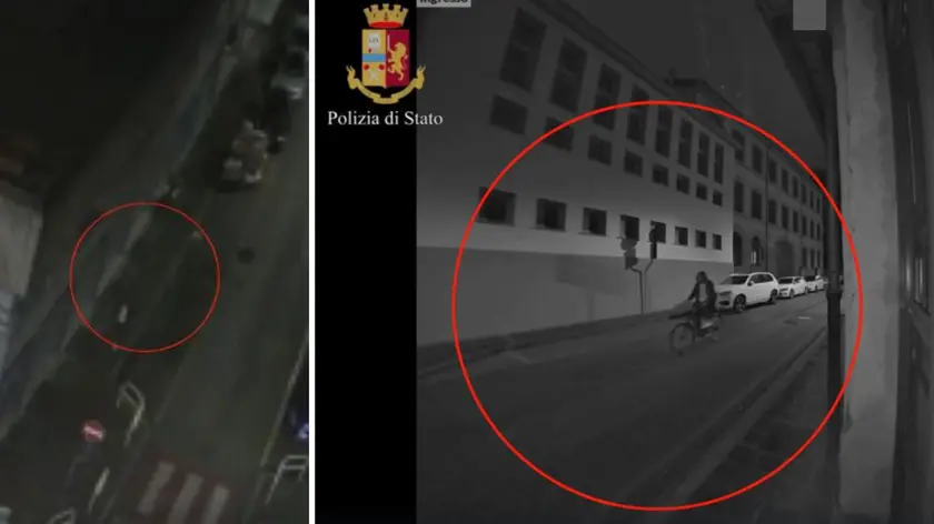 Le immagini delle telecamere di sorveglianza hanno ripreso Bruno Macchi all'ingresso e all'uscita della galleria dove si è consumato il delitto