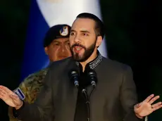 epa11607469 The President of El Salvador, Nayib Bukele, delivers a speech for the 203th anniversary of El Salvador Independence Day in San Salvador, El Salvador, 15 September 2024. EPA/Rodrigo Sura