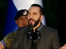 epa11607469 The President of El Salvador, Nayib Bukele, delivers a speech for the 203th anniversary of El Salvador Independence Day in San Salvador, El Salvador, 15 September 2024. EPA/Rodrigo Sura
