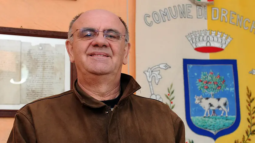 Drenchia 1 Ottobre 2015. Sindaco di Drenchia, municipio con futuro centro di aggregazione giovanile e vedute delle Valli del Natisone. © Petrussi Foto Press