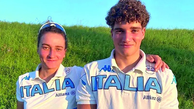 I fratelli Agata e Marino Spagnol, 23 e 19 anni, hanno dato i primi colpi di remi a sei anni