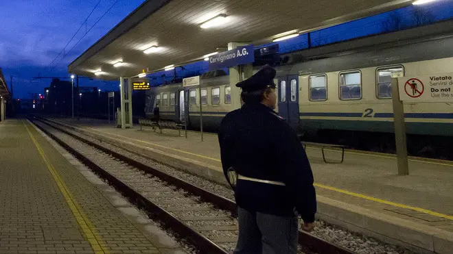 Bonaventura Monfalcone-25.02.2014 Stazione ferroviaria e Polfer-Cervignano-foto di Katia Bonaventura