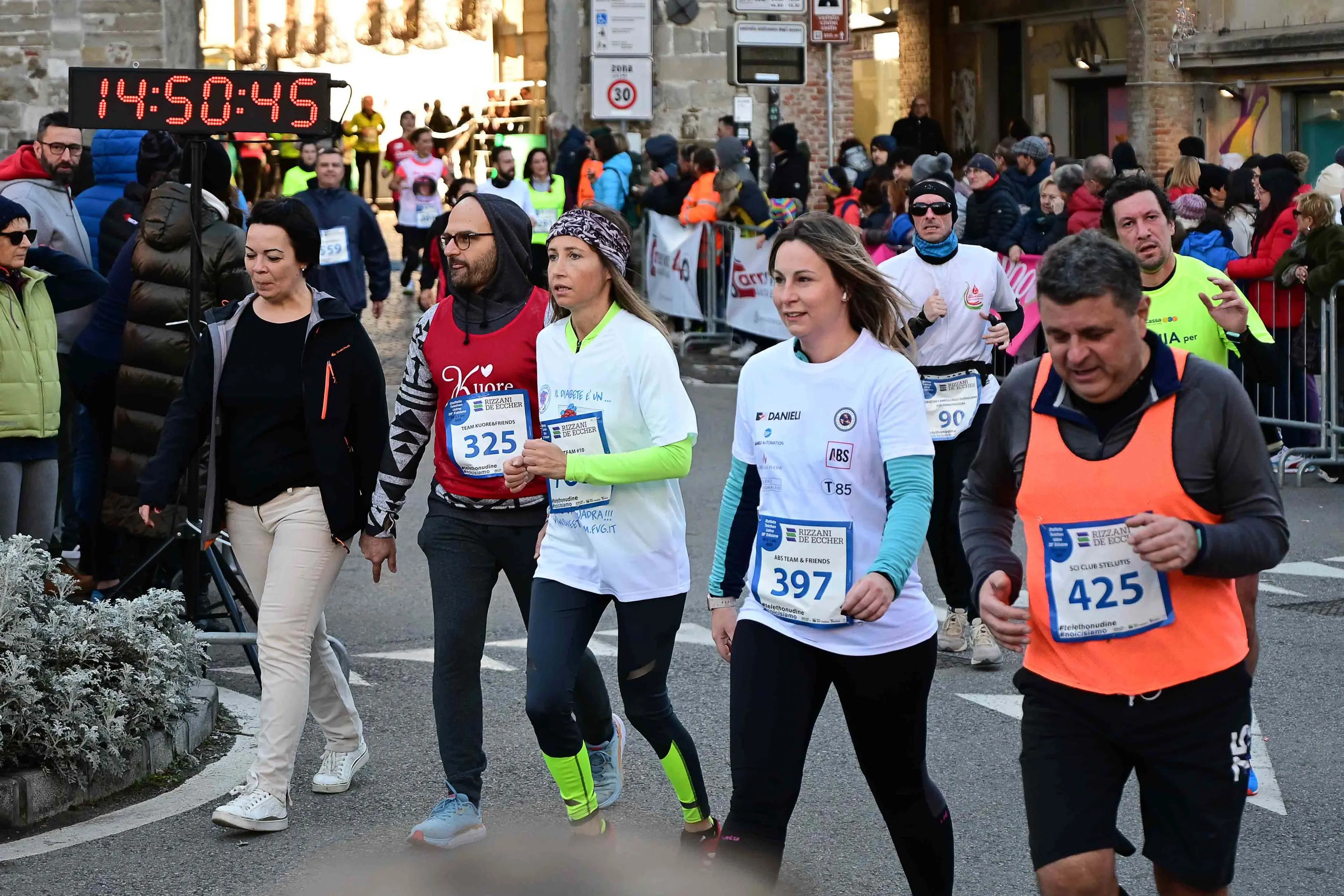 Udine 1 Dicembre 2024. Telethon Corsa e premiazioni. © Foto Petrussi