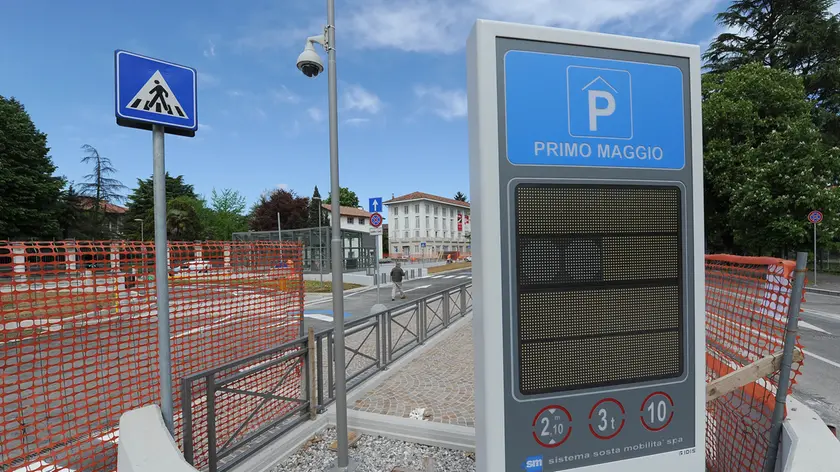 Udine 19 Aprile 2016. Nuovo parcheggio Piazza Primo Maggio e nuova viabilita'. © Foto Petrussi / Petrussi Diego