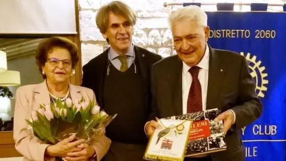 Armando Cimolai premiato in occasione dei suoi 90 anni, nel 2018
