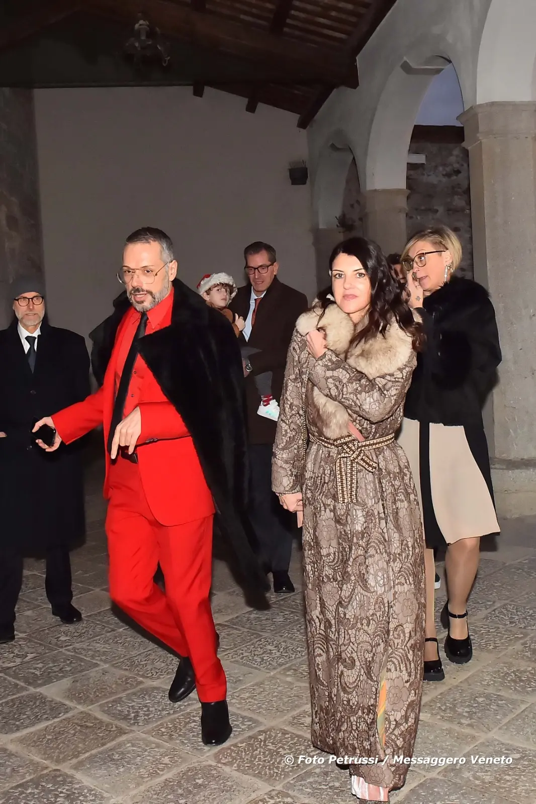 Dopo otto anni assieme e trent'anni di amicizia, Tommaso Cerno e Stefano Balloch si sono sposati. L'unione civile tra l'ex parlamentare dem e direttore del quotidiano L'Identità e l'ex sindaco di Cividale è stata celebrata oggi, mercoledì 28 dicembre, nel monastero sconsacrato di Santa Maria in Valle alla presenza dei familiari e degli amici degli sposi. (Foto Petrussi)