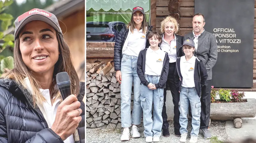 Un primo piano di Lisa Vittozzi: Eirl Dolomites sarà suo sponsor alle Olimpiadi del 2026
