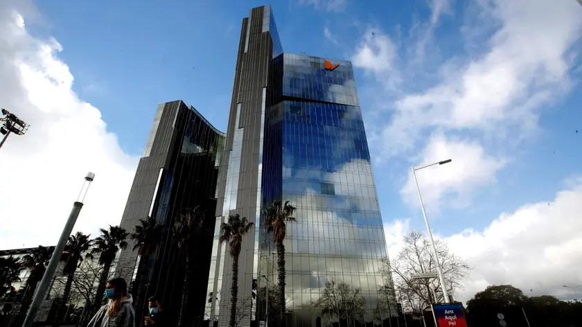 epa08966712 A view of Spanish company Naturgy headquarters in Barcelona, Spain, 26 January 2021. Australian IFM Global Infrastructure launched on 26 January a partial takeover bid for 22.69 percent of the Spanish multinational natural gas and electrical energy utilities company Naturgy's share capital offering a price of 23 euros per share. EPA/Toni Albir