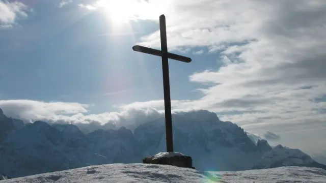 La croce sul Lussari