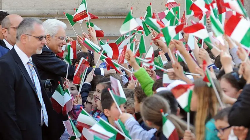 Gemona 6 maggio 2016. Visita Presidente Mattarella. © Foto Petrussi / Petrussi Diego