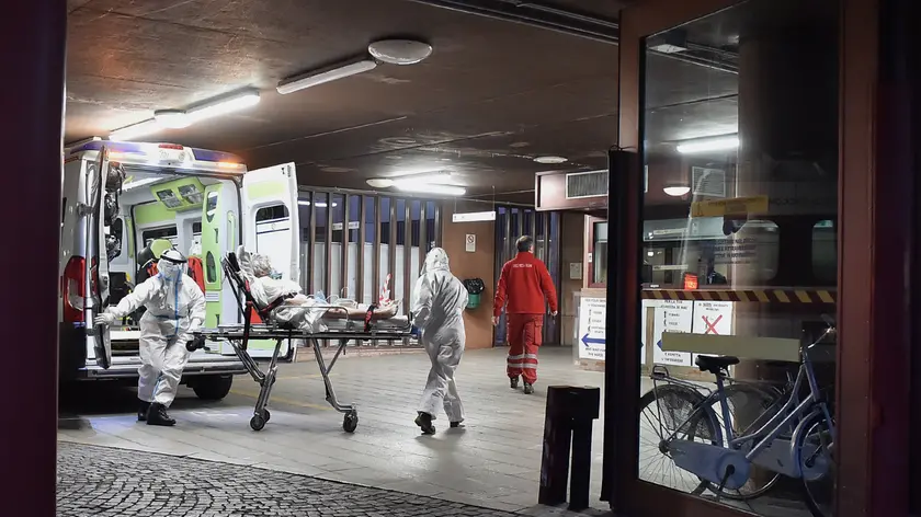 Udine 7 Marzo 2021. Pronto Soccorso. © Foto Petrussi