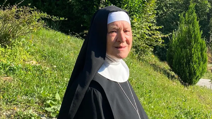 Madre Gigliola, la badessa del monastero di Poffabro