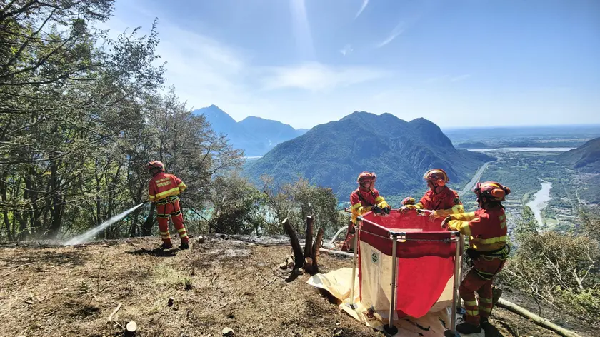 Al lavoro il corpo forestale