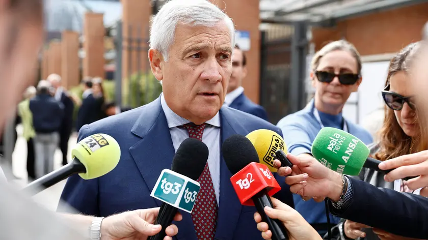 Il ministro degli Esteri Antonio Tajani durante l’assemblea di Confindustria 2024, presso l’Auditorium Parco della musica, Roma, 18 settembre 2024, ANSA/VINCENZO LIVIERI