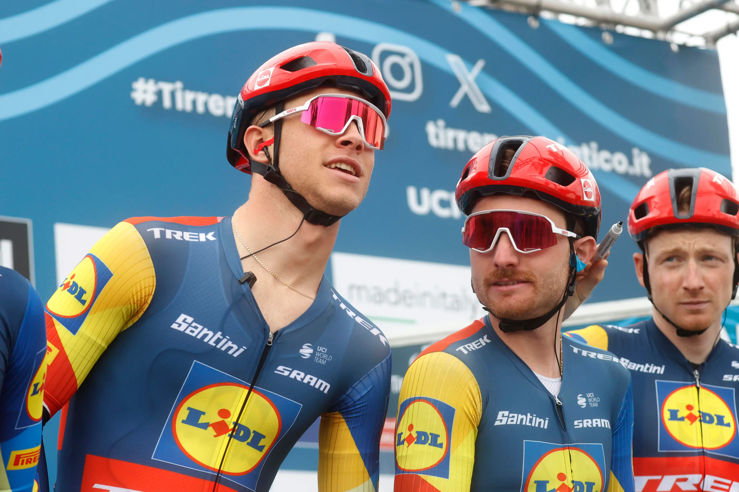Il bujese Jonathan Milan, 23 anni, protagonista assoluto alla Tirreno-Adriatico