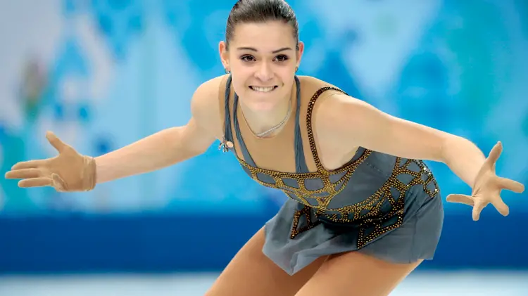 Adelina Sotnikova of Russia competes in the women's free skate figure skating finals at the Iceberg Skating Palace during the 2014 Winter Olympics, Thursday, Feb. 20, 2014, in Sochi, Russia. (AP Photo/Ivan Sekretarev)