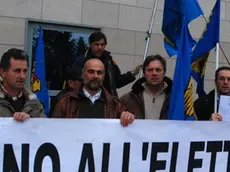 ANTEPRIMA Udine 20-11-2009 manifestazione elettrodotto