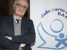 Il presidente di Telefono Azzurro, Ernesto Caffo, a margine della conferenza dal titolo "La salvaguardia dei minori stranieri non accompagnati", Roma, 23 gennaio 2018. ANSA/CLAUDIO PERI