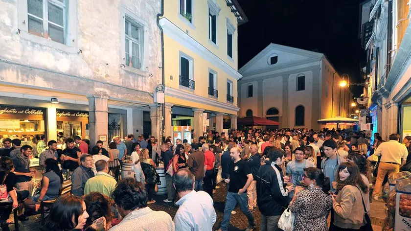 Udine 28 agosto 2013.Via Paolo Sarpi. Mercoledi' dei Sarpi..© Foto Petrussi Foto Press / Ferraro Simone