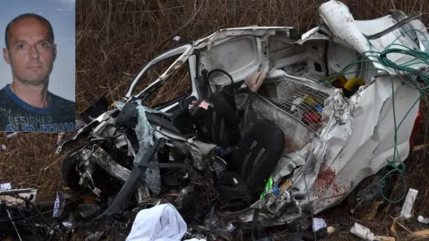 Buja 06 Febbraio 2015 incidente Copyright Foto Petrussi / Massimo Turco