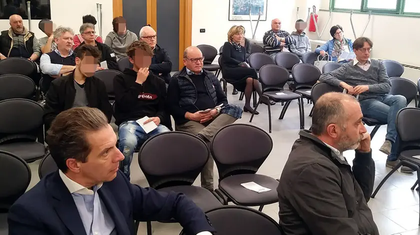 Pasian di Prato 9 Aprile 2018. Incontro sul caso di tubercolosi all' Enaip. © Foto Petrussi