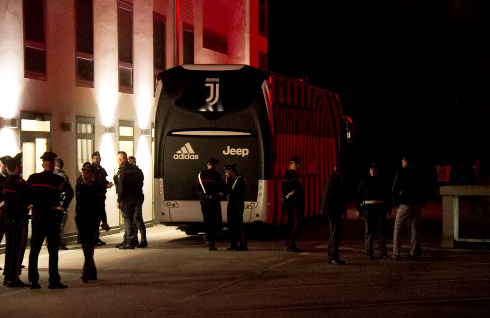 Bonaventura Monfalcone-05.10.2018 Arrivo Juventus-Hotel Major-Ronchi dei Legionari-foto di Katia Bonaventura
