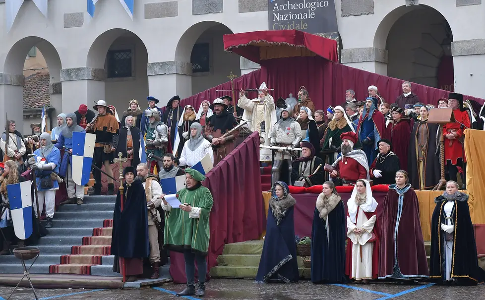Cividale 6 Gennaio 2018. Rievocazione storica. © Foto Petrussi