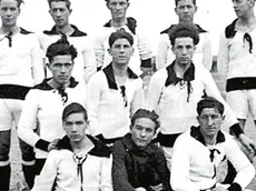 La formazione dell’Udinese che nel 1922 giocò la prima e unica finale di Coppa Italia della sua storia