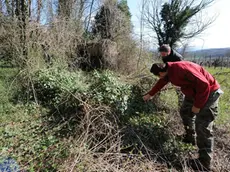 Prepotto e Dolegna del Collio 13 Marzo 2016. Ricerca foibe a Craoretto ed a Scrio'. Copyright Agenzia Foto Petrussi / Petrussi Diego