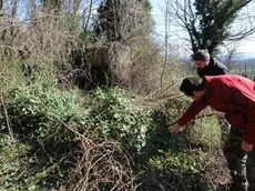 Prepotto e Dolegna del Collio 13 Marzo 2016. Ricerca foibe a Craoretto ed a Scrio'. Copyright Agenzia Foto Petrussi / Petrussi Diego