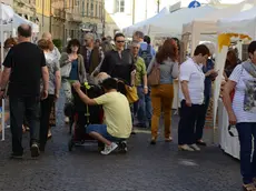 Udine 28 Giugno 2015 bancarelle in centro Foto@Petrussi Press TURCO MASSIMO