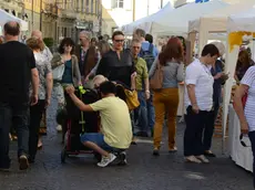 Udine 28 Giugno 2015 bancarelle in centro Foto@Petrussi Press TURCO MASSIMO