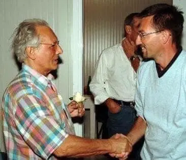 L'incontro con Enzo Jannacci (foto O.D'Agostino)