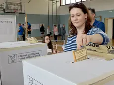 Tolmezzo 26 Maggio 2019. Elezioni Europee 2019 e Comunali. Seggio di Tolmezzo.© Foto Petrussi