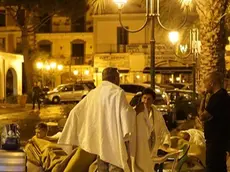 People in the street following the earthquake in Ischia, Italy, 22 August 2017. A 4.0 magnitude earthquake hit Ischia island on 21 August, killing two people and injuring 39. ANSA/CESARE ABBATE