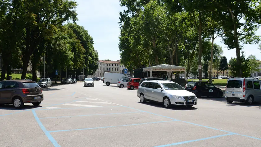 Udine 05 Luglio 2016. park piazza primo maggio interno ed esterno Foto Petrussi Foto Press Turco