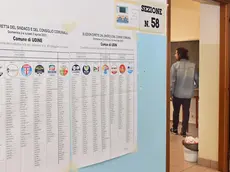 Udine 1 Aprile 2023. Insediamento seggi votazioni regionali e comunali. Scuola Fermi. © Foto Petrussi