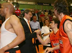 Udine 10 Maggio 2009. Basker A1. Snaidero-Rieti .Telefoto copyright Diego Petrussi/Foto Agency Anteprima