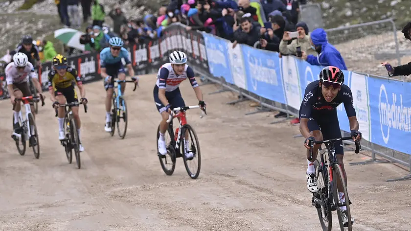 Ciccone insegue Bernal a Campo Felice
