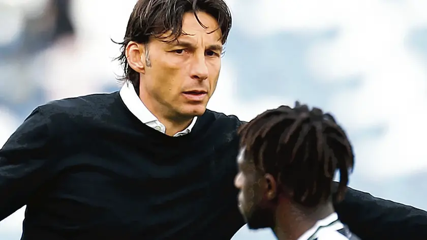 Mister Cioffi ha parlato già ieri in vista della sfida di domani sera allo Stadio Friuli - Bluenergy Stadium © Foto Petrussi