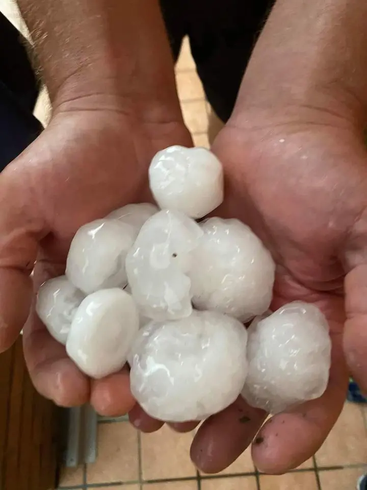 Foto di Giuseppe Crucchi scattata a Nogarole Rocca e pubblicata su BPP Meteo - Bassa Pianura Padana