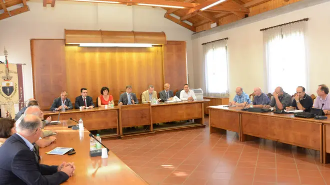Sedegliano 25 luglio 2013 assemblea Telefoto Copyright Petrussi Foto Press /turco