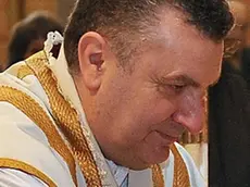 Udine 04 gennaio 2015 Chiesa San Paolino d'Aquileia. L'arcivescovo Andrea Bruno Mazzocato celebra la S. Messa domenicale in occasione della restituzione della reliquia di San Paolino alla parrocchia. Copyright Foto Petrussi / Ferraro Simone