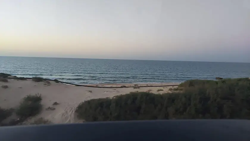 Il desalinizzatore Egitto-gaza, 12 dicembre 2023. ANSA / Domitilla Conte