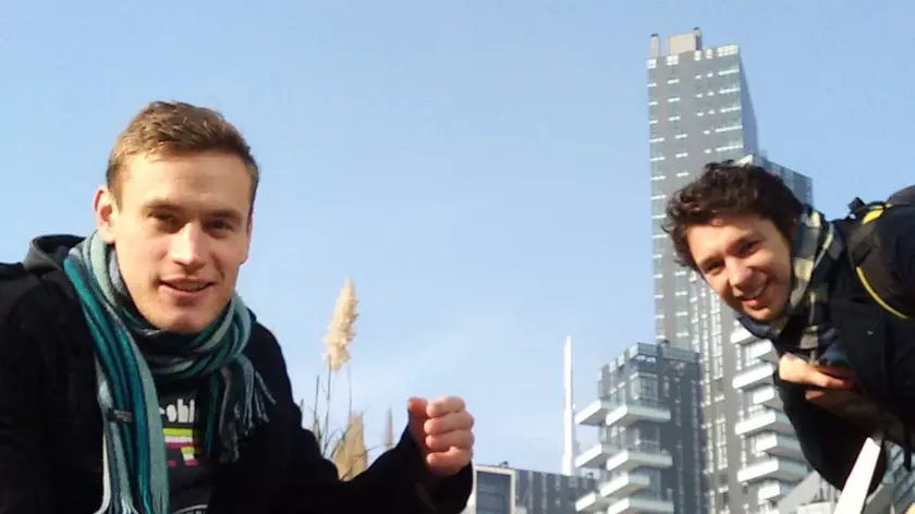 I fratelli Giovanni (a sinistra) e Lorenzo Del Fabro