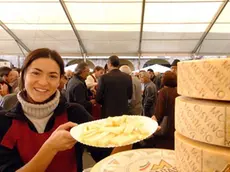 ANTEPRIMA Codroipo 15 Ottobre 2005. Inaugurazione Stand Montasio alla Fiera di San Simone. Copyright Diego Petrussi Foto Agency Anteprima Udine. Immagini inviate da Ufficio Stampa Agrapromo B. Pucciarelli.