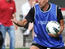 Arta Terme (UD), 11/07/2011.Campionato di calcio Serie A 2011/2012.Allenamento dell'Udinise durante il secondo giorno di ritiro..Nella Foto Francesco Guidolin.Copyright telefoto Simone Ferraro - PFP Photo Agency