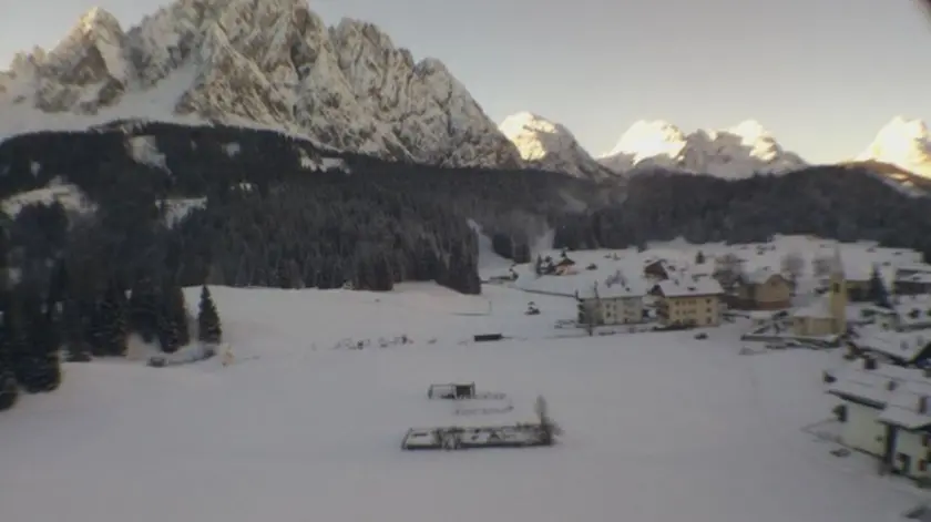 Neve a CIma Sappada (webcam Osmer Arpa Fvg)