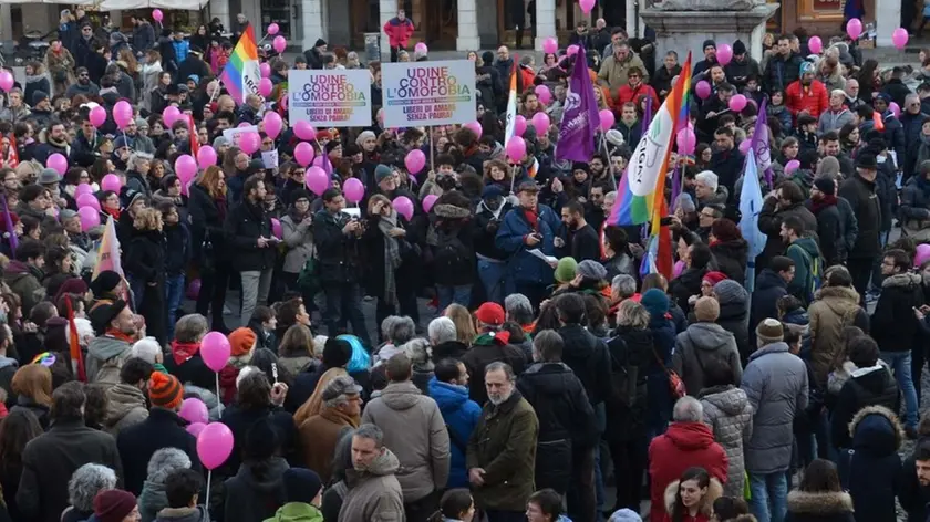 Udine 23 Gennaio 2016 unioni civili © Petrussi Foto Press TURCO